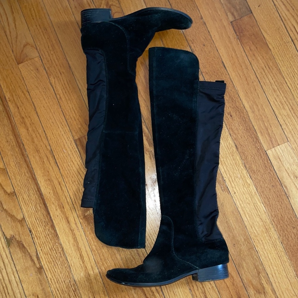Charles by Charles David Over-The-Knee Boots in Black Suede